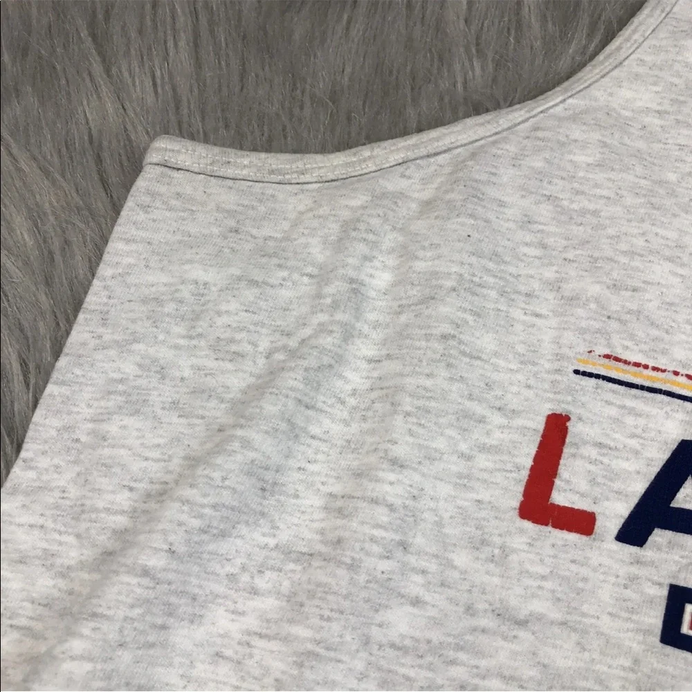 Vintage Lake Chelan Eastern Washington Gray Sail Novelty Tank Top